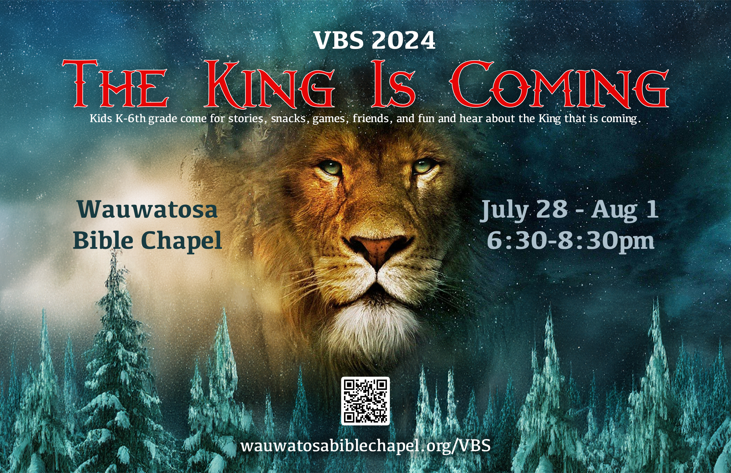 Vacation Bible School 2024 - The King is Coming
